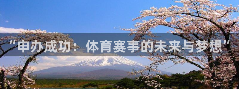 “申办成功：体育赛事的未来与梦想”